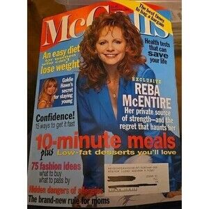 1996 SEPTEMBER MCCALL'S MAGAZINE - REBA MCENTIRE FRONT COVER